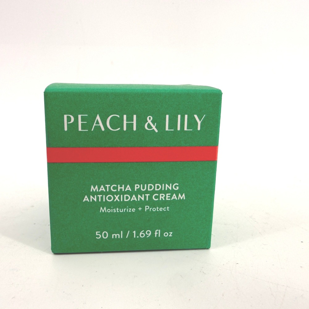 Peach & Lily NIB Matcha Pudding Antioxidant Cream Women 50ml Green Moisturizer